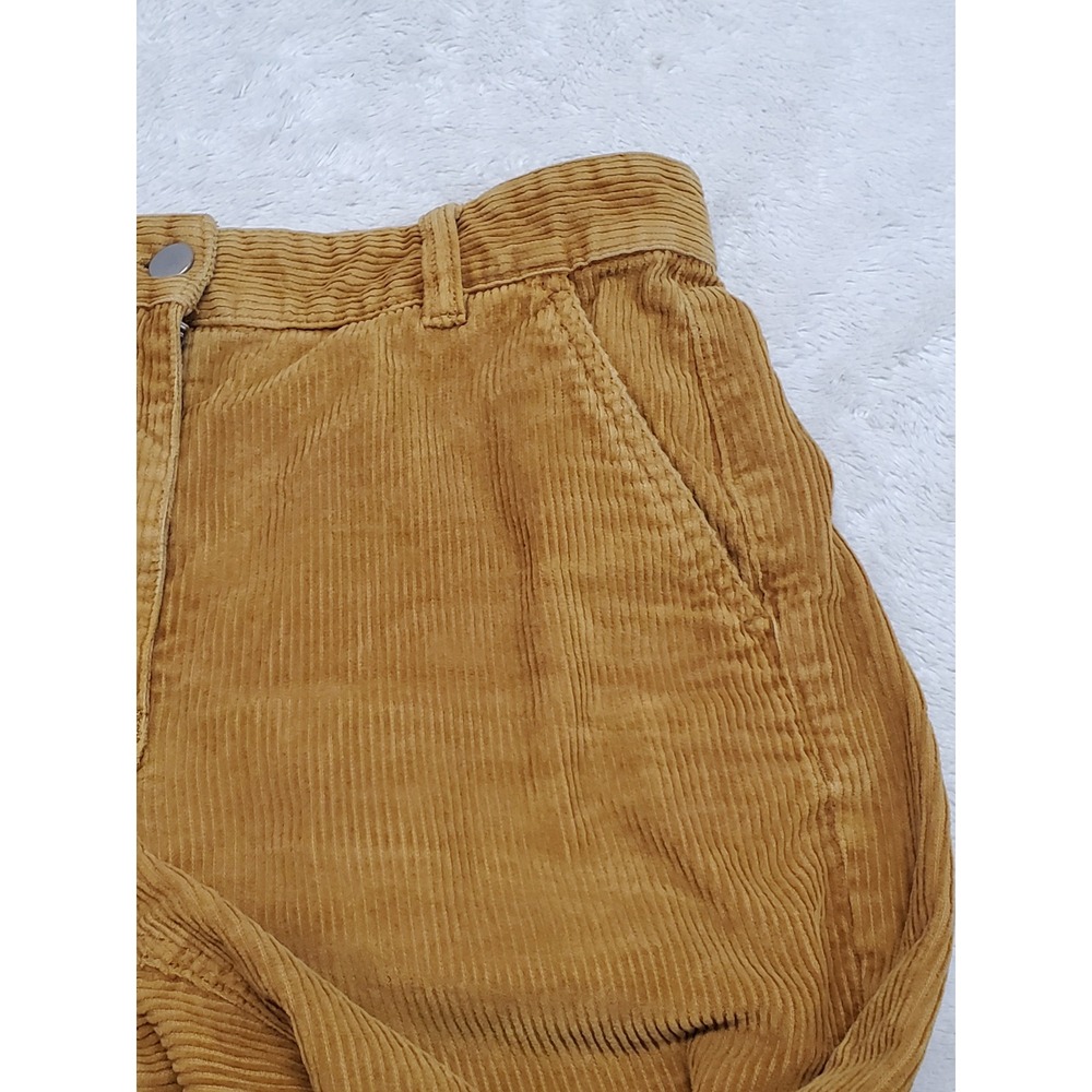 Everlane Tan Corduroy Cropped Pants Women Small 28 Classic Capsule Academia Boho - Picture 2 of 10